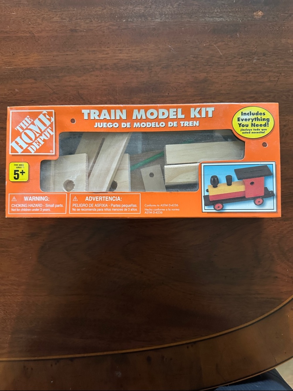 The Home Depot Kids Train Model Kit from 2004 - never opened